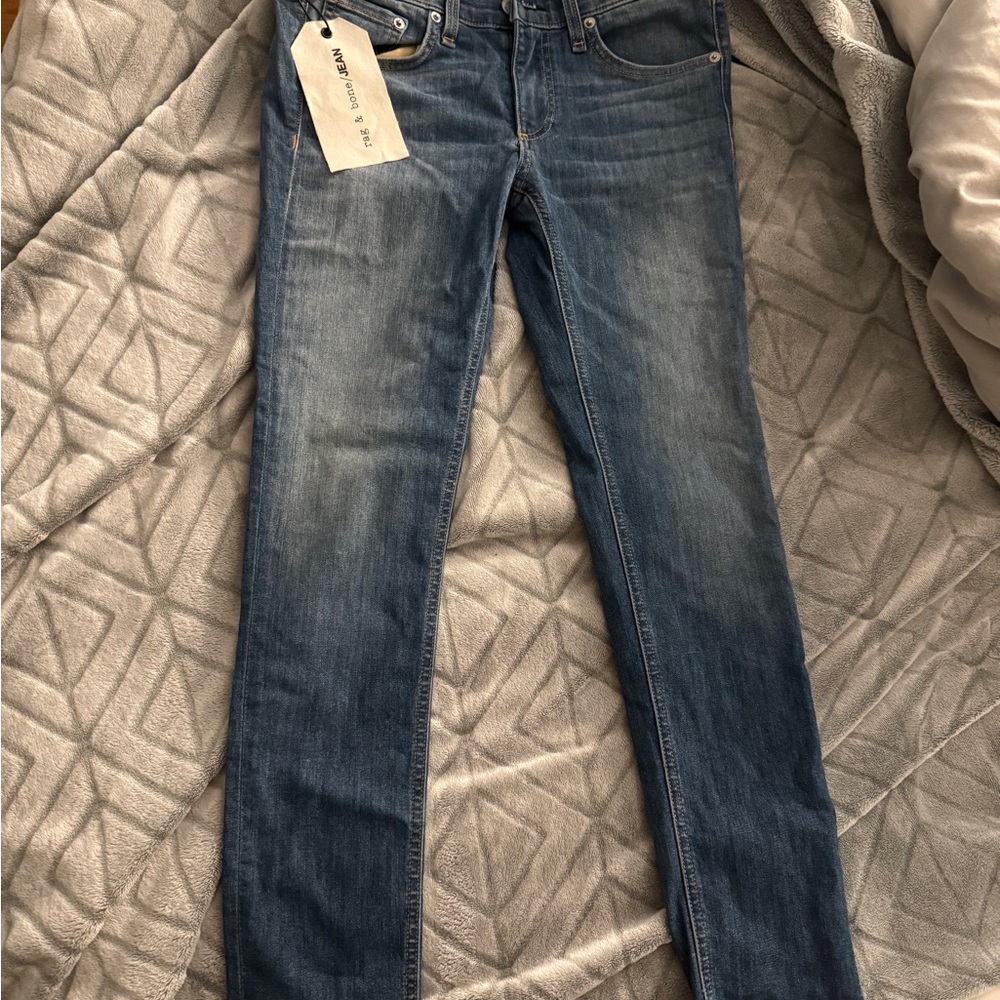 NWT Rag & Bone Blue Skinny Jeans